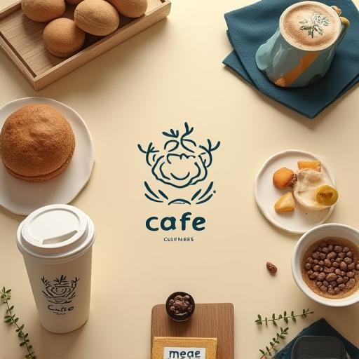 Branding project showcase for a local cafe visual