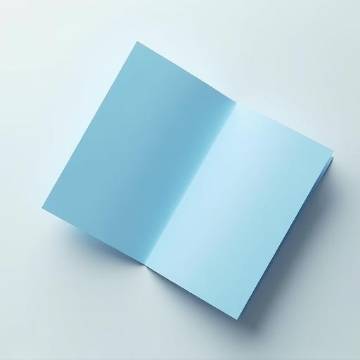 Mockup of a corporate brochure design