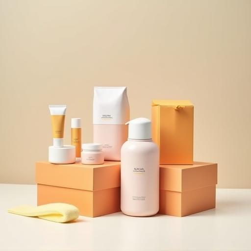 Packaging design series for consumer goods photo