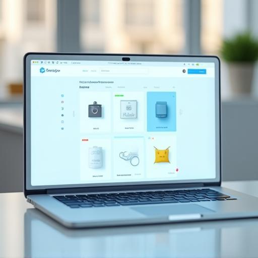 E-commerce website redesign project screenshot