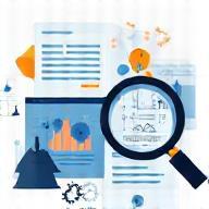Illustration representing research and strategy
