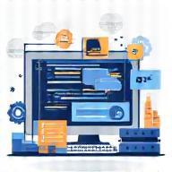 Illustration representing coding or implementation
